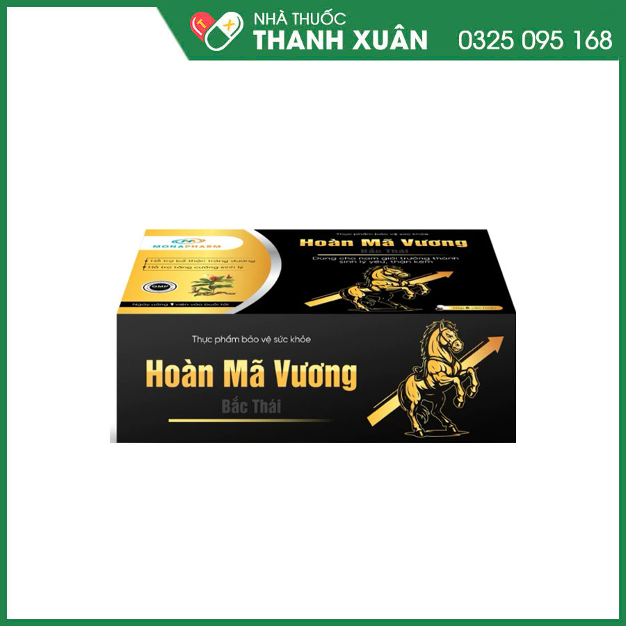 Hoàn Mã Vương viên uống giúp hỗ trợ bổ thận tráng dương, giúp tăng cường sinh lý